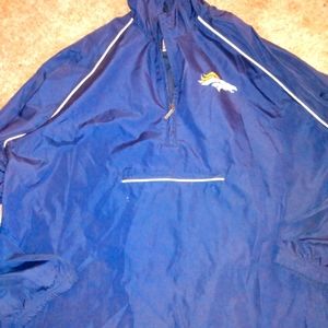Women's broncos windbreaker size large